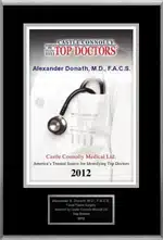 Dr. Donath was voted as one of Castle Connolly’s Top Doctors for 2012.