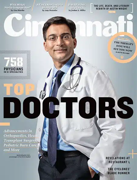 Dr. Donath was selected again by Cincinnati Magazine as one of Cincinnati’s Top Doc in 2017!