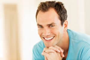 Facial plastic surgery, such as chin augmentation, has become increasingly popular among men in recent years.